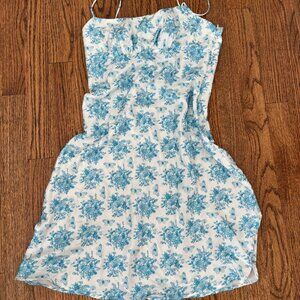 Aqua Mini Slip Dress Size XS